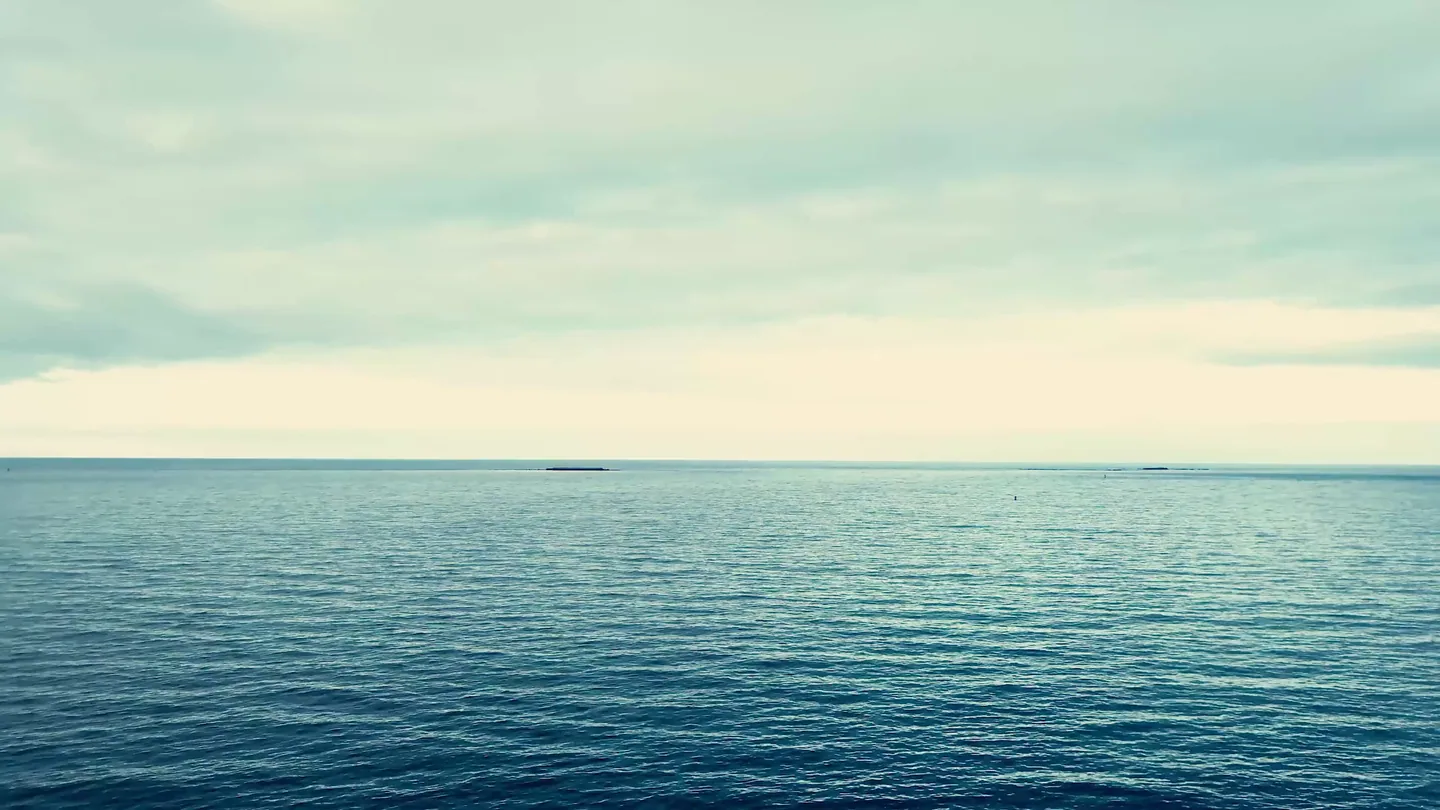 Overlook of an ocean